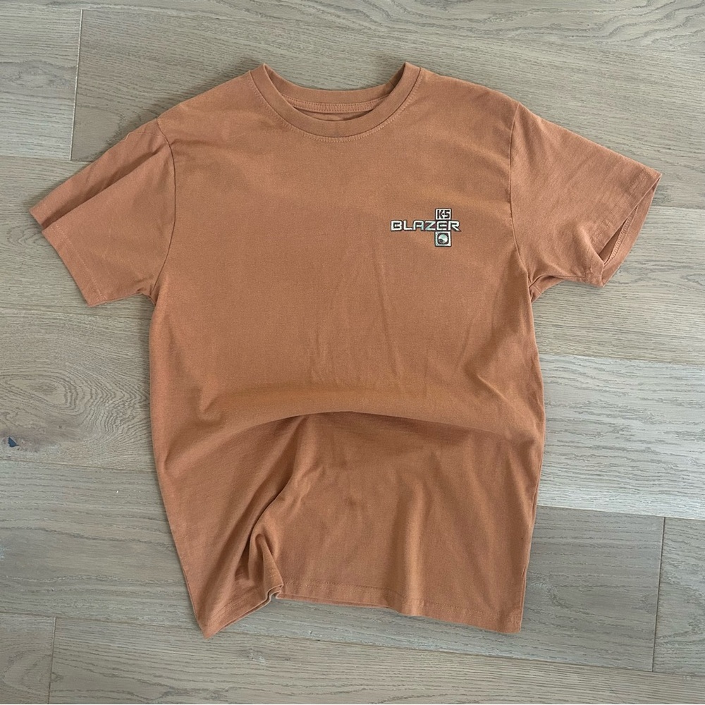 Blazer Men's Orange Short Sleeve Tee
